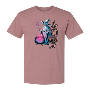 Bisexual Witch T-Shirt, Spooky Pride Graphic for Halloween and LGBTQ+ Adults