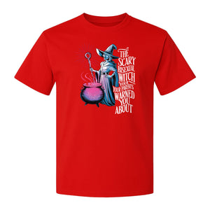 Bisexual Witch T-Shirt, Spooky Pride Graphic for Halloween and LGBTQ+ Adults