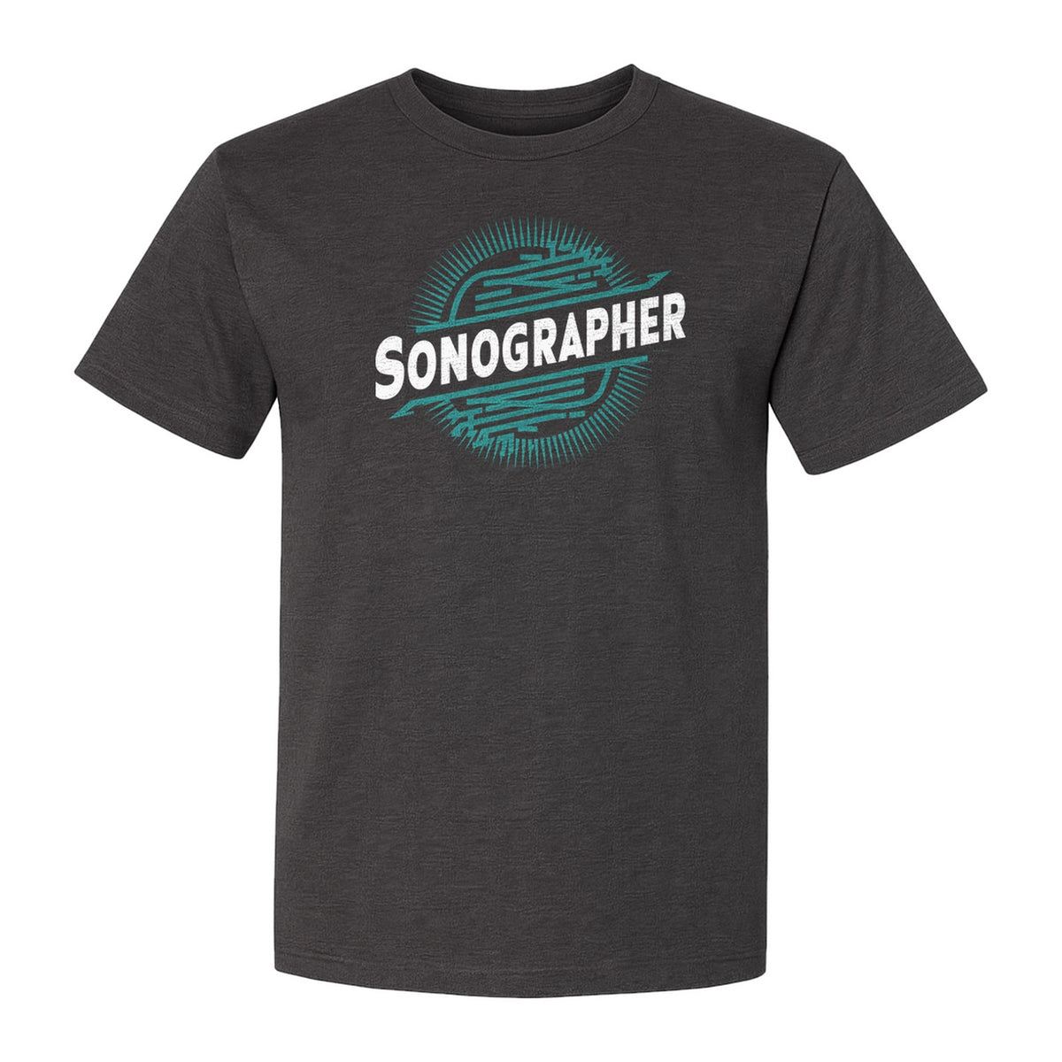 Sonographer T-Shirt, Ultrasound Heartbeat Graphic Tee for Medical Imaging Tech Gifts