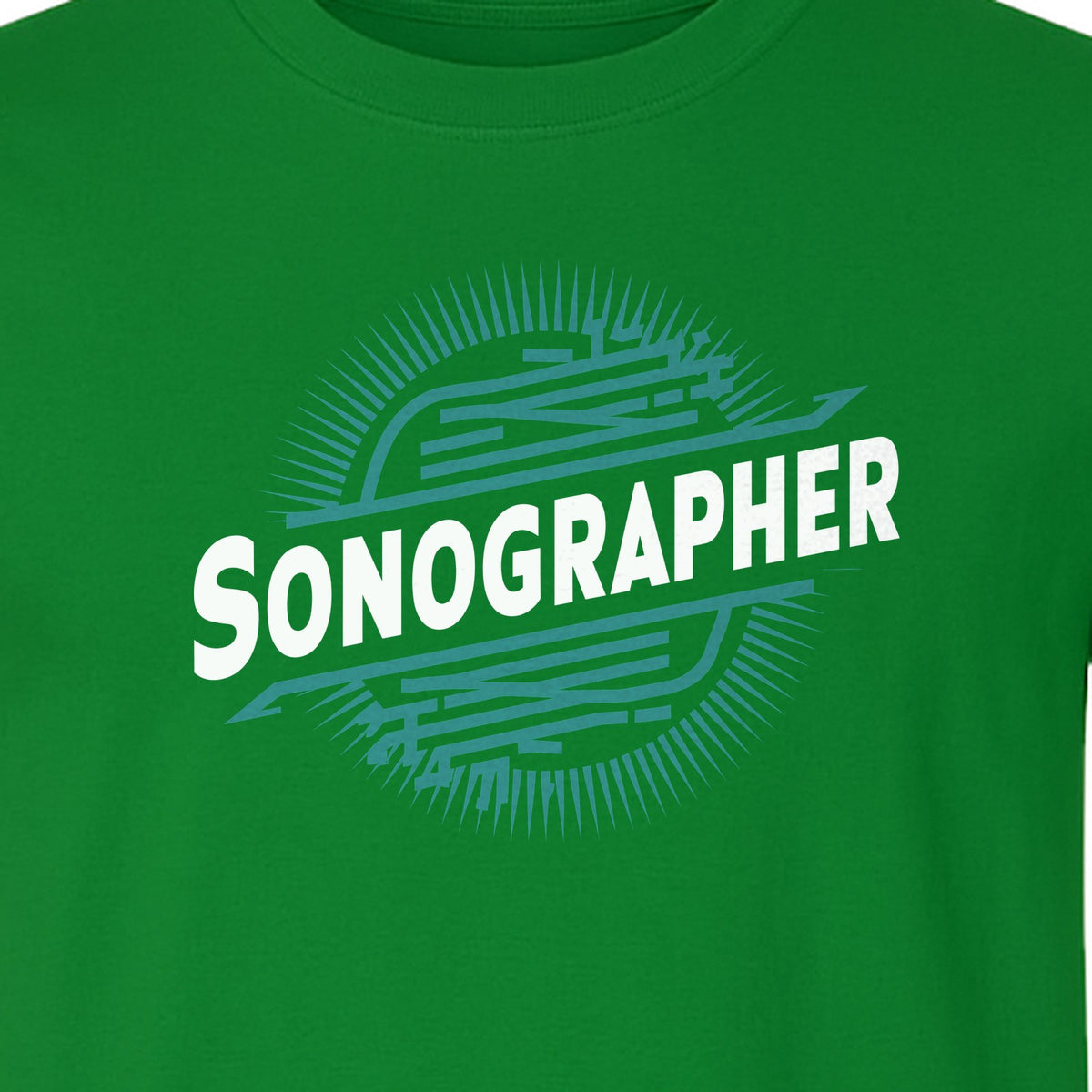 Sonographer T-Shirt, Ultrasound Heartbeat Graphic Tee for Medical Imaging Tech Gifts