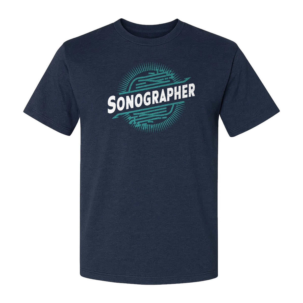 Sonographer T-Shirt, Ultrasound Heartbeat Graphic Tee for Medical Imaging Tech Gifts