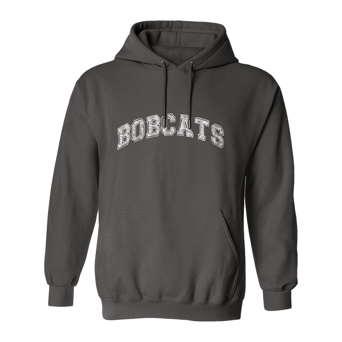 Bobcats Hoodie, Retro Varsity Arch Mascot Pullover for School Spirit and Game Day
