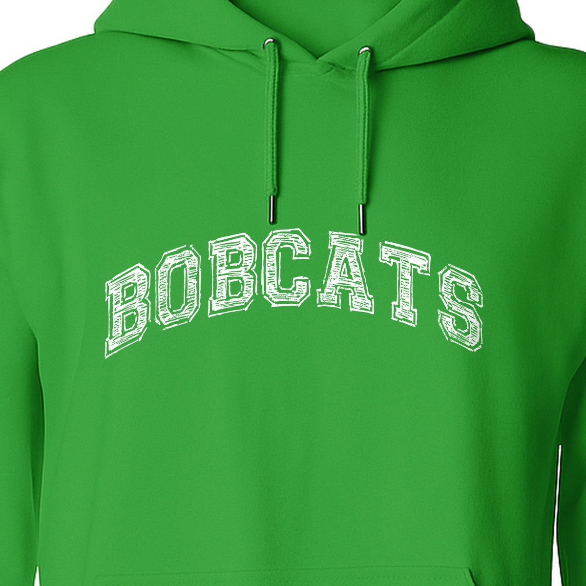 Bobcats Hoodie, Retro Varsity Arch Mascot Pullover for School Spirit and Game Day