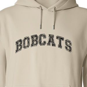Bobcats Hoodie, Retro Varsity Arch Mascot Pullover for School Spirit and Game Day