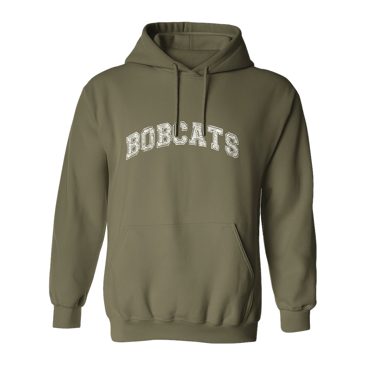 Bobcats Hoodie, Retro Varsity Arch Mascot Pullover for School Spirit and Game Day