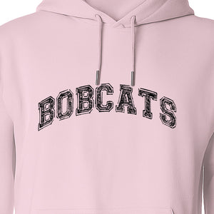 Bobcats Hoodie, Retro Varsity Arch Mascot Pullover for School Spirit and Game Day