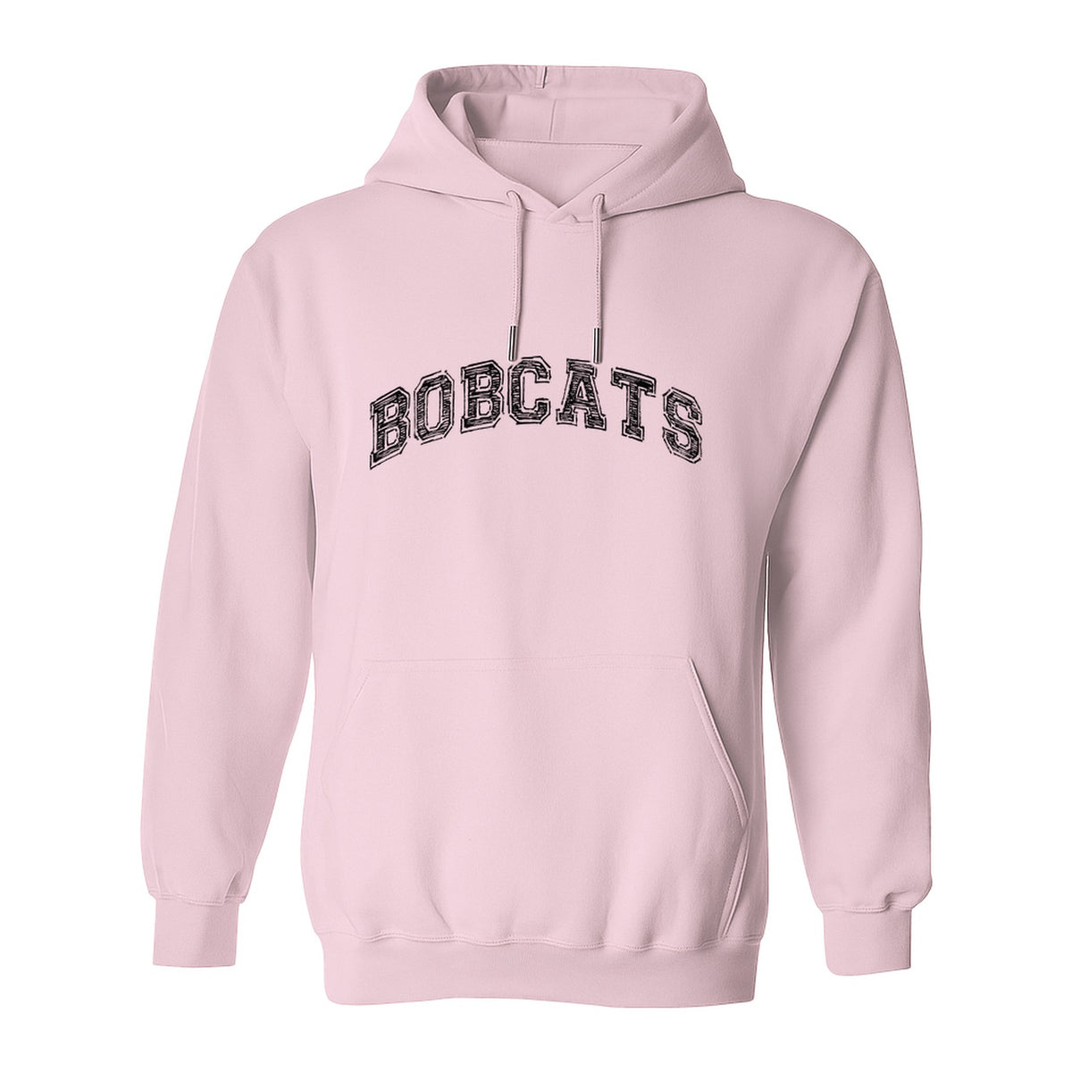 Bobcats Hoodie, Retro Varsity Arch Mascot Pullover for School Spirit and Game Day