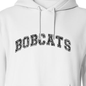 Bobcats Hoodie, Retro Varsity Arch Mascot Pullover for School Spirit and Game Day