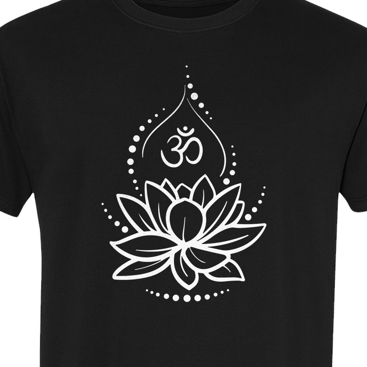 Lotus Flower Yoga T-Shirt, Spiritual Meditation Graphic for Mindful Practice, Instructors and Retreats