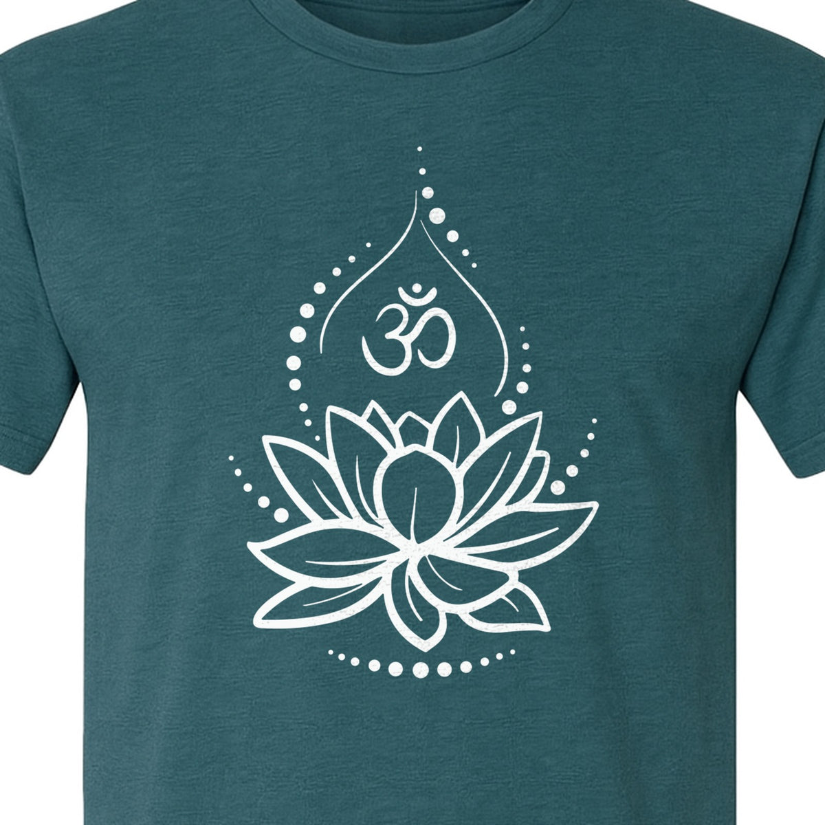Lotus Flower Yoga T-Shirt, Spiritual Meditation Graphic for Mindful Practice, Instructors and Retreats