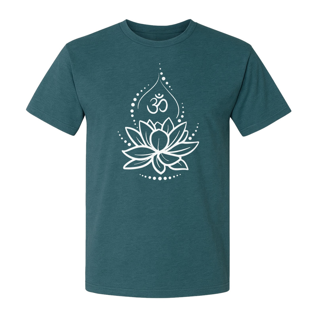 Lotus Flower Yoga T-Shirt, Spiritual Meditation Graphic for Mindful Practice, Instructors and Retreats
