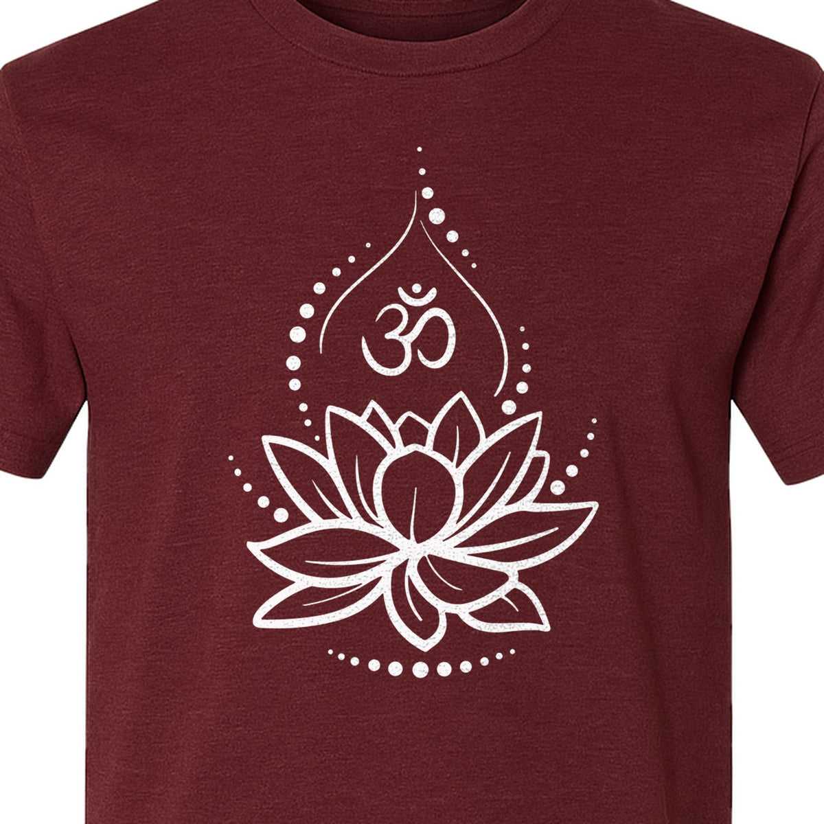 Lotus Flower Yoga T-Shirt, Spiritual Meditation Graphic for Mindful Practice, Instructors and Retreats