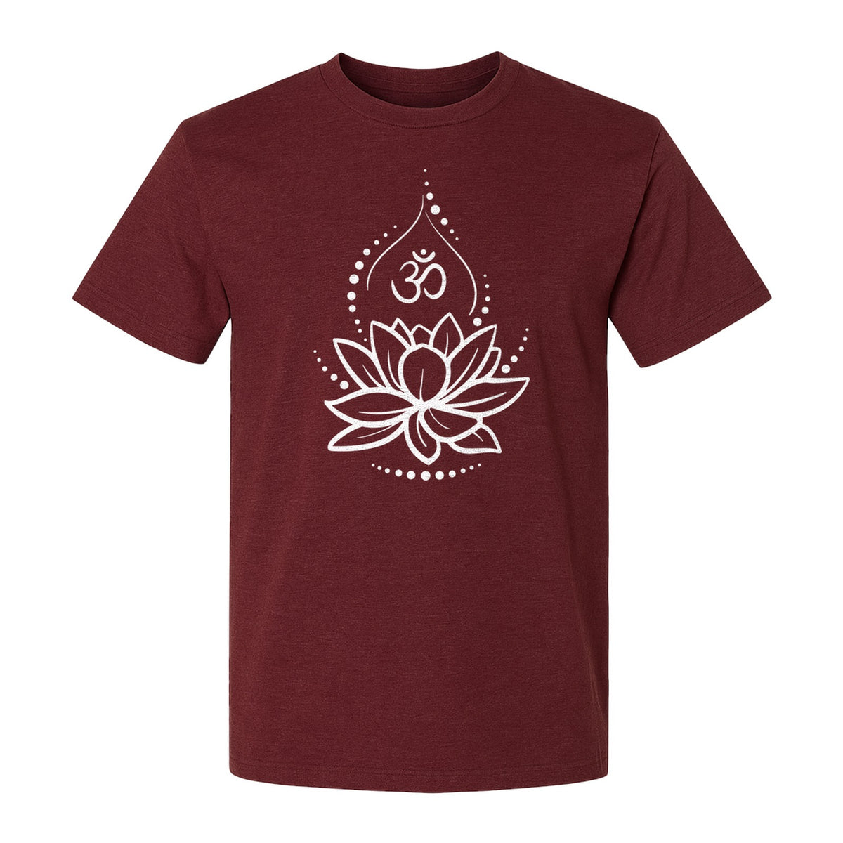 Lotus Flower Yoga T-Shirt, Spiritual Meditation Graphic for Mindful Practice, Instructors and Retreats