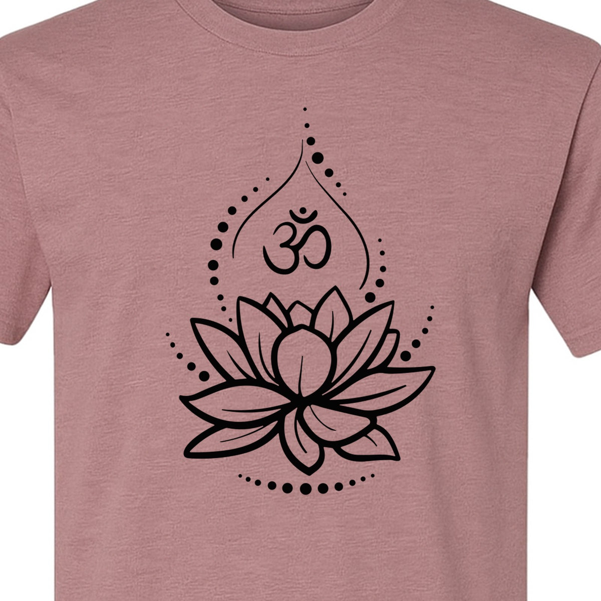 Lotus Flower Yoga T-Shirt, Spiritual Meditation Graphic for Mindful Practice, Instructors and Retreats