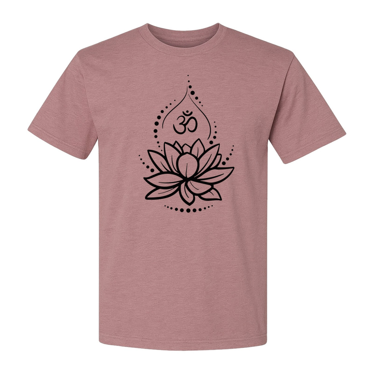 Lotus Flower Yoga T-Shirt, Spiritual Meditation Graphic for Mindful Practice, Instructors and Retreats