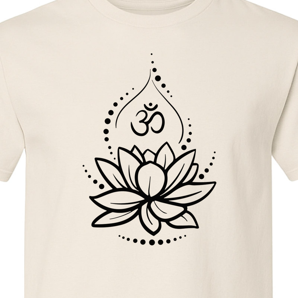Lotus Flower Yoga T-Shirt, Spiritual Meditation Graphic for Mindful Practice, Instructors and Retreats