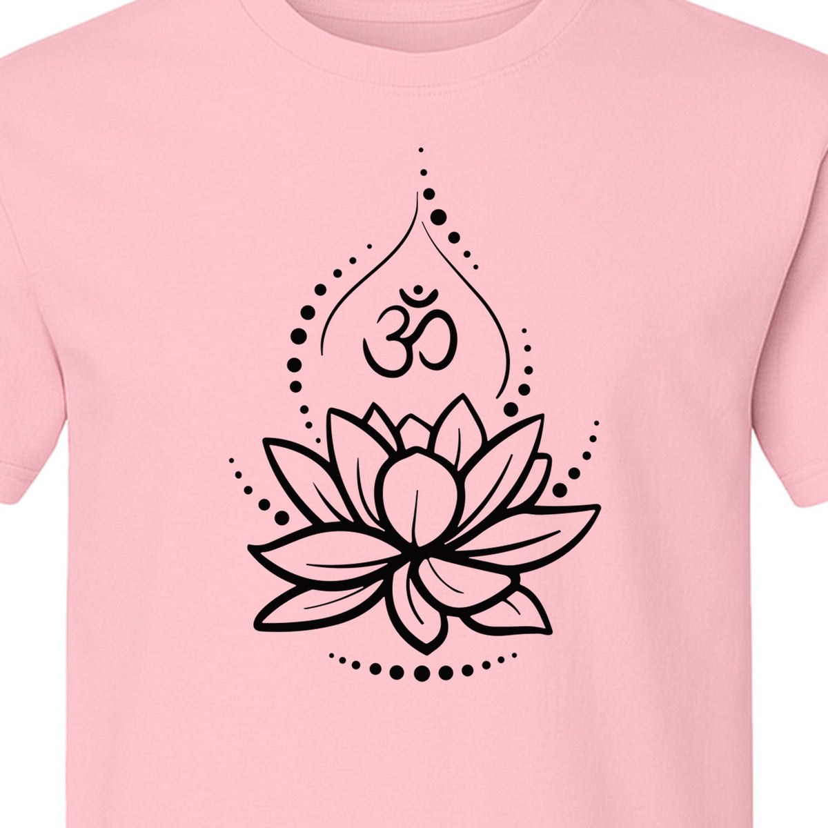 Lotus Flower Yoga T-Shirt, Spiritual Meditation Graphic for Mindful Practice, Instructors and Retreats