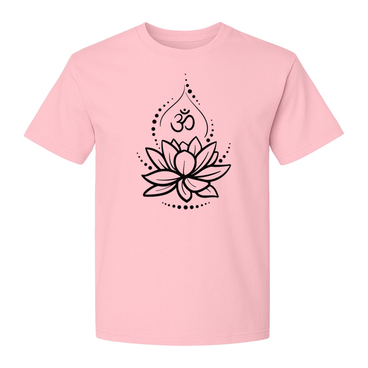 Lotus Flower Yoga T-Shirt, Spiritual Meditation Graphic for Mindful Practice, Instructors and Retreats