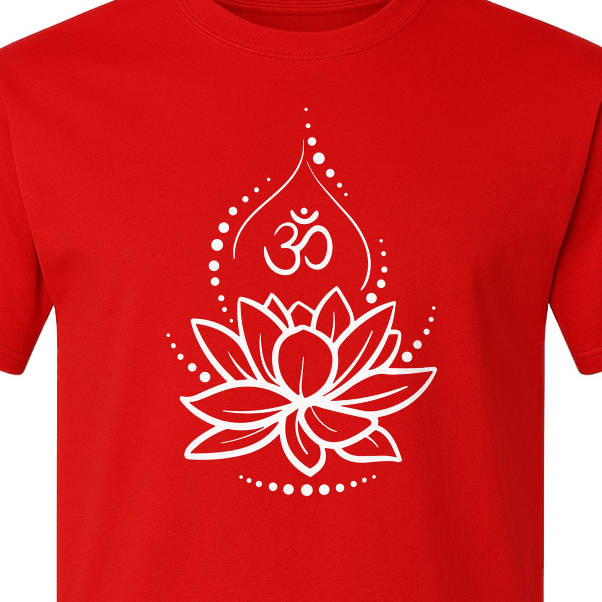 Lotus Flower Yoga T-Shirt, Spiritual Meditation Graphic for Mindful Practice, Instructors and Retreats