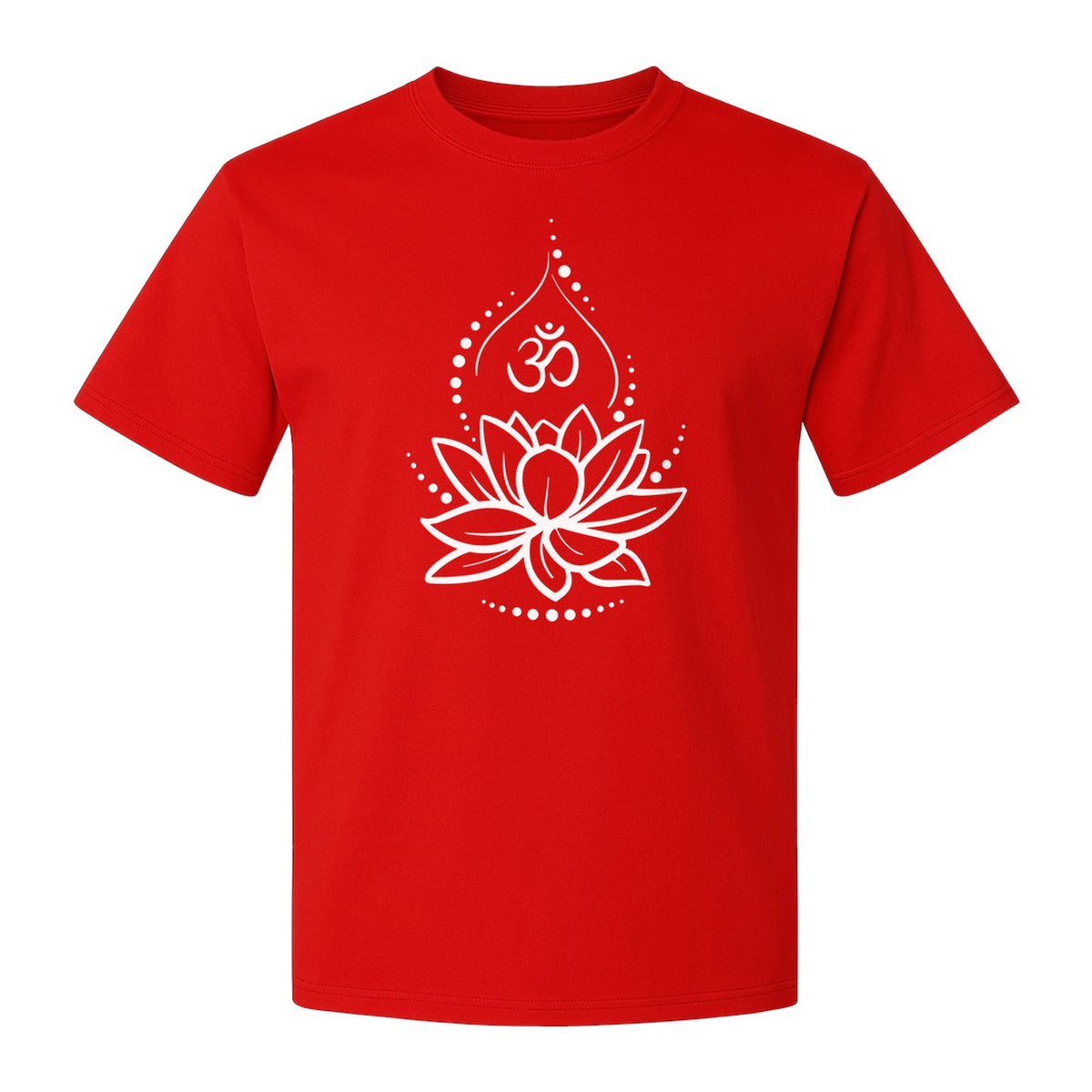 Lotus Flower Yoga T-Shirt, Spiritual Meditation Graphic for Mindful Practice, Instructors and Retreats
