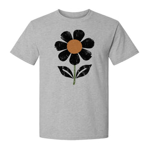 Flower T-Shirt, Distressed White Daisy Botanical Graphic Tee for Plant Lovers and Garden Gifts