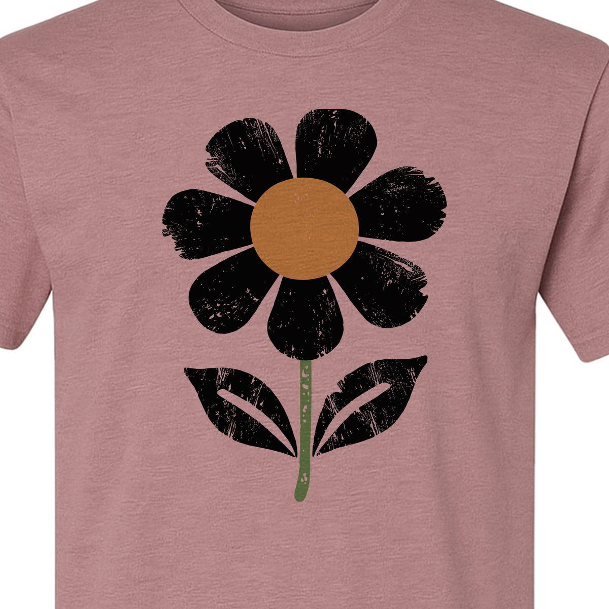 Flower T-Shirt, Distressed White Daisy Botanical Graphic Tee for Plant Lovers and Garden Gifts