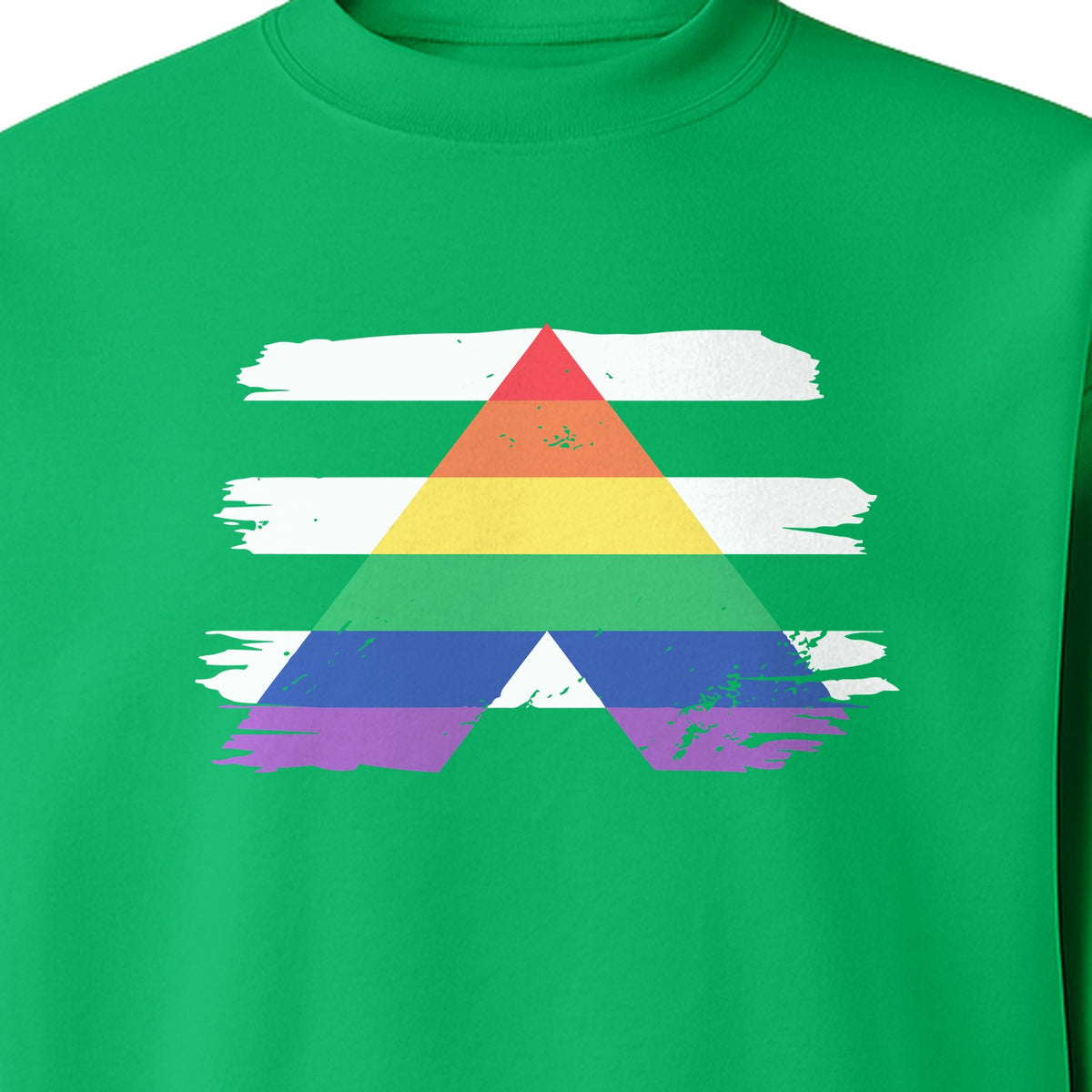 Rainbow Ally Sweatshirt, LGBTQ Pride Support Crewneck for Allies, Community Events and Everyday Wear