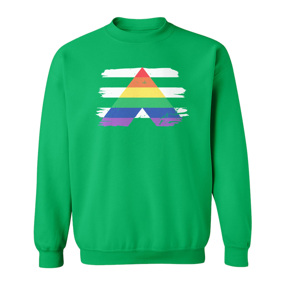 Rainbow Ally Sweatshirt, LGBTQ Pride Support Crewneck for Allies, Community Events and Everyday Wear