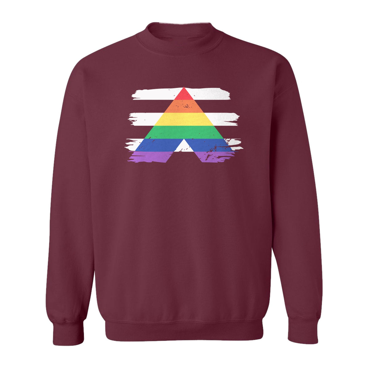 Rainbow Ally Sweatshirt, LGBTQ Pride Support Crewneck for Allies, Community Events and Everyday Wear