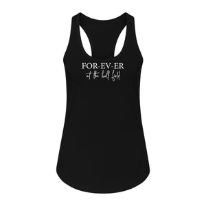 Baseball Mom Women's Racerback Tank Top, Forever at the Ball Field Game Day Design