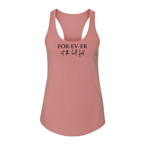 Baseball Mom Women's Racerback Tank Top, Forever at the Ball Field Game Day Design