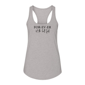 Baseball Mom Women's Racerback Tank Top, Forever at the Ball Field Game Day Design