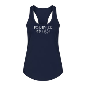 Baseball Mom Women's Racerback Tank Top, Forever at the Ball Field Game Day Design