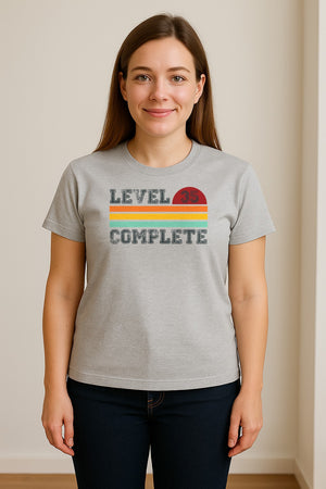 35th Anniversary T-Shirt, Level 35 Complete Retro Couples Design for Husband and Wife