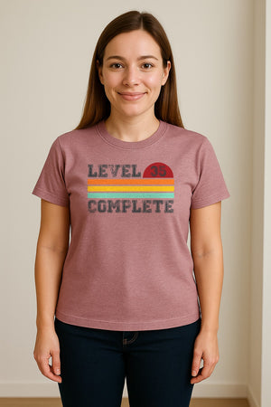 35th Anniversary T-Shirt, Level 35 Complete Retro Couples Design for Husband and Wife