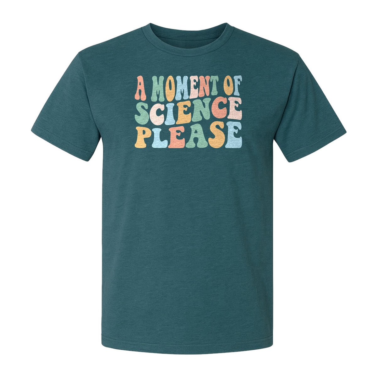 A Moment of Science Please T-Shirt, Retro Lettering for Teachers and Students