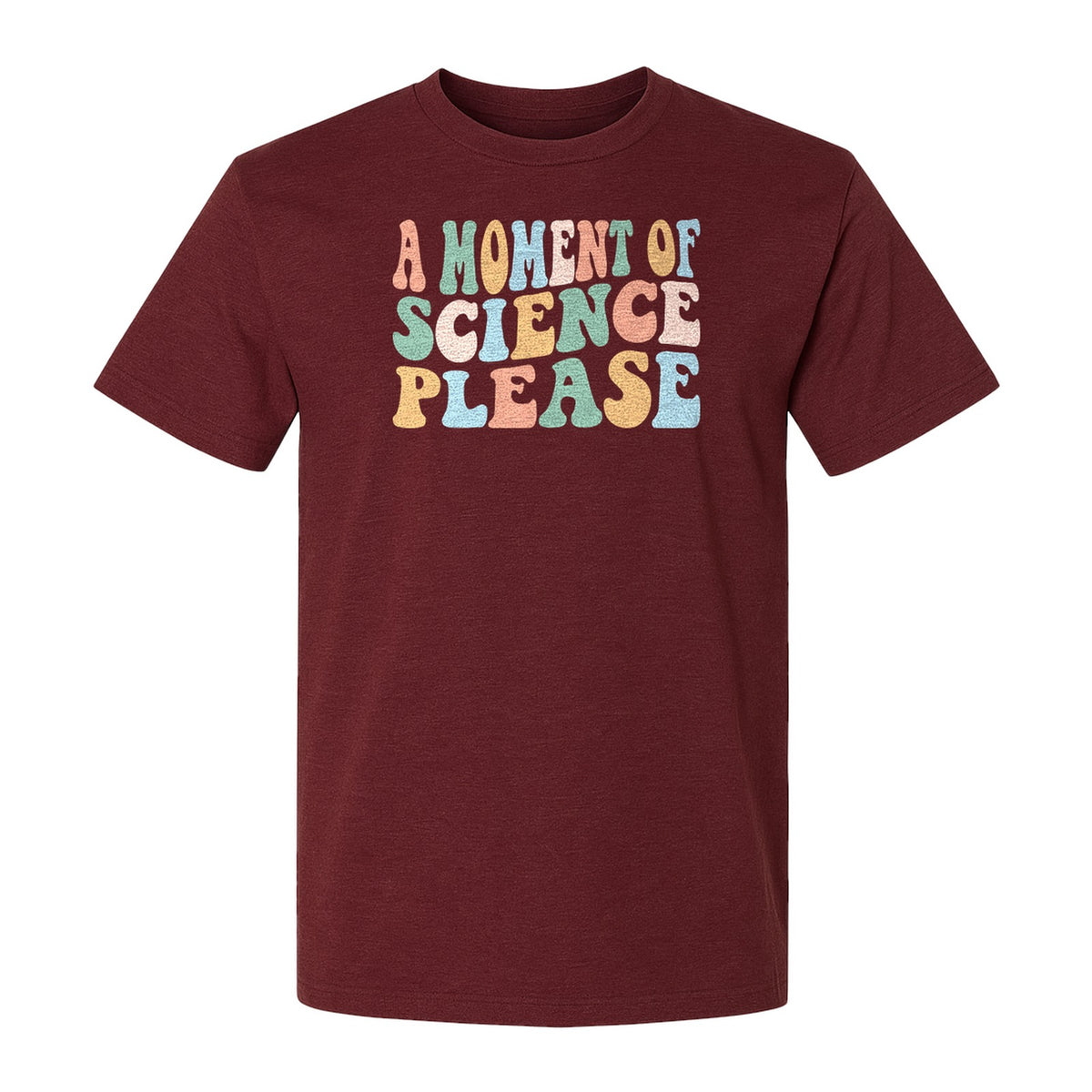 A Moment of Science Please T-Shirt, Retro Lettering for Teachers and Students