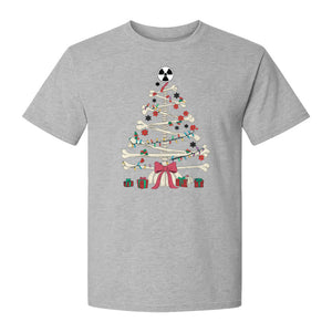 Radiology Christmas T-Shirt, Skeleton Bone Tree X-Ray Tech Holiday Design