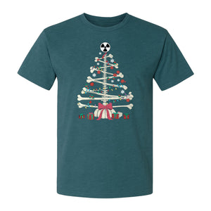 Radiology Christmas T-Shirt, Skeleton Bone Tree X-Ray Tech Holiday Design