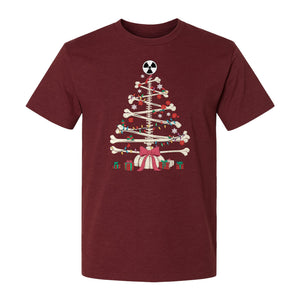 Radiology Christmas T-Shirt, Skeleton Bone Tree X-Ray Tech Holiday Design