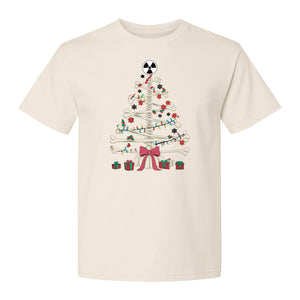 Radiology Christmas T-Shirt, Skeleton Bone Tree X-Ray Tech Holiday Design
