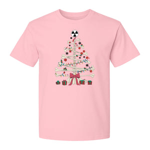 Radiology Christmas T-Shirt, Skeleton Bone Tree X-Ray Tech Holiday Design
