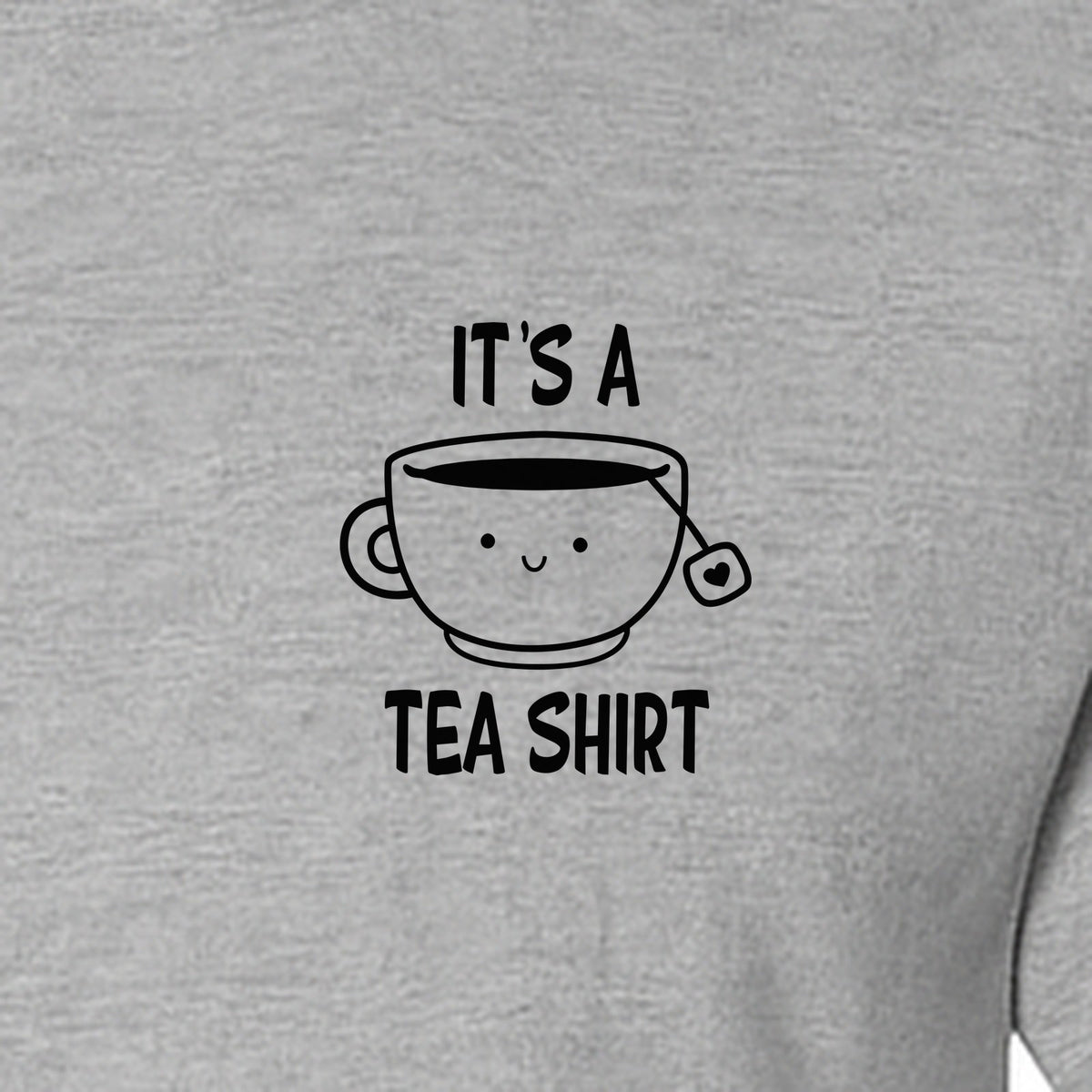 Teacup Pocket T-Shirt, Funny Pun Graphic for Herbal Tea Fans and Drink Lovers