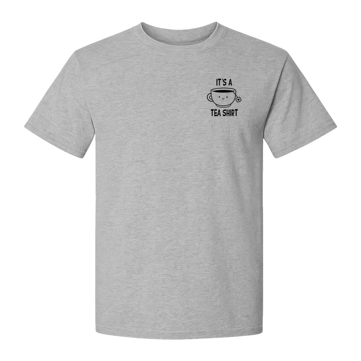 Teacup Pocket T-Shirt, Funny Pun Graphic for Herbal Tea Fans and Drink Lovers