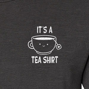 Teacup Pocket T-Shirt, Funny Pun Graphic for Herbal Tea Fans and Drink Lovers