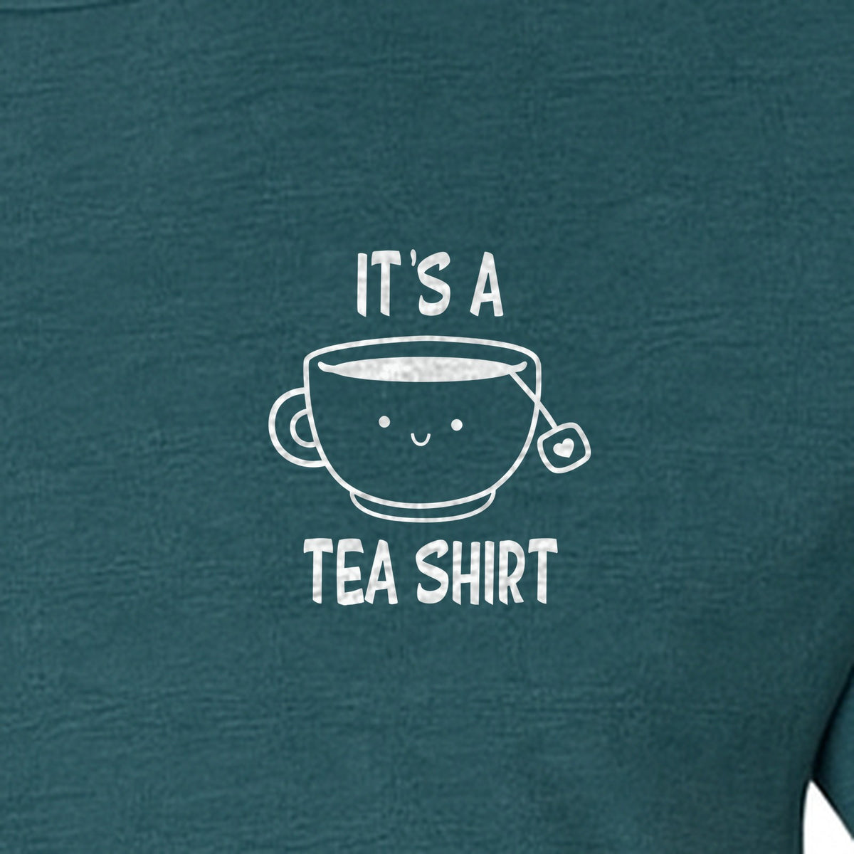Teacup Pocket T-Shirt, Funny Pun Graphic for Herbal Tea Fans and Drink Lovers