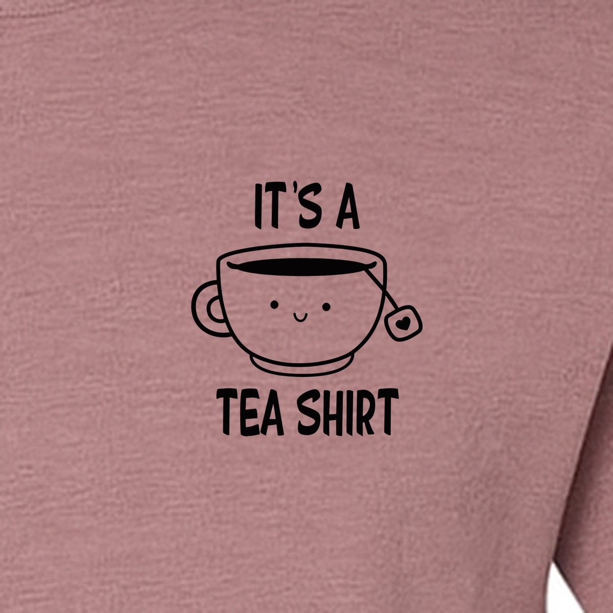 Teacup Pocket T-Shirt, Funny Pun Graphic for Herbal Tea Fans and Drink Lovers