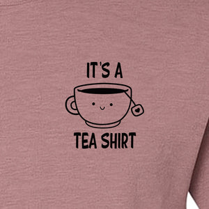 Teacup Pocket T-Shirt, Funny Pun Graphic for Herbal Tea Fans and Drink Lovers