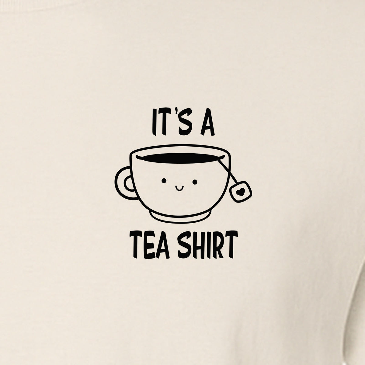 Teacup Pocket T-Shirt, Funny Pun Graphic for Herbal Tea Fans and Drink Lovers