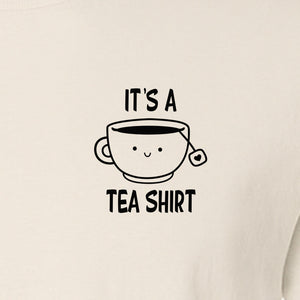 Teacup Pocket T-Shirt, Funny Pun Graphic for Herbal Tea Fans and Drink Lovers